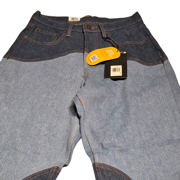 Levi's X Urban Outfitters‎ Cordura Blocked Super Baggy Skateboarding Jeans 28X34 - Picture 2 of 8